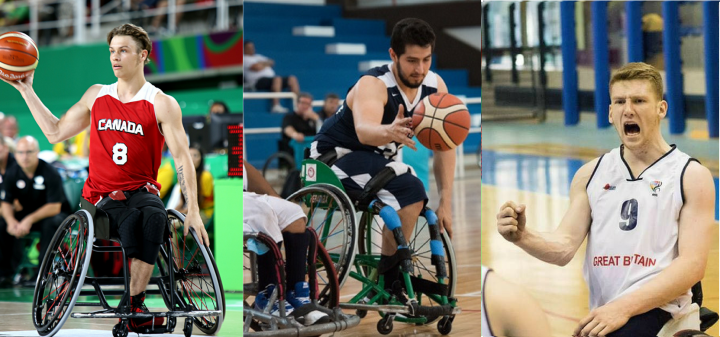 U23 Wheelchair Basketball players