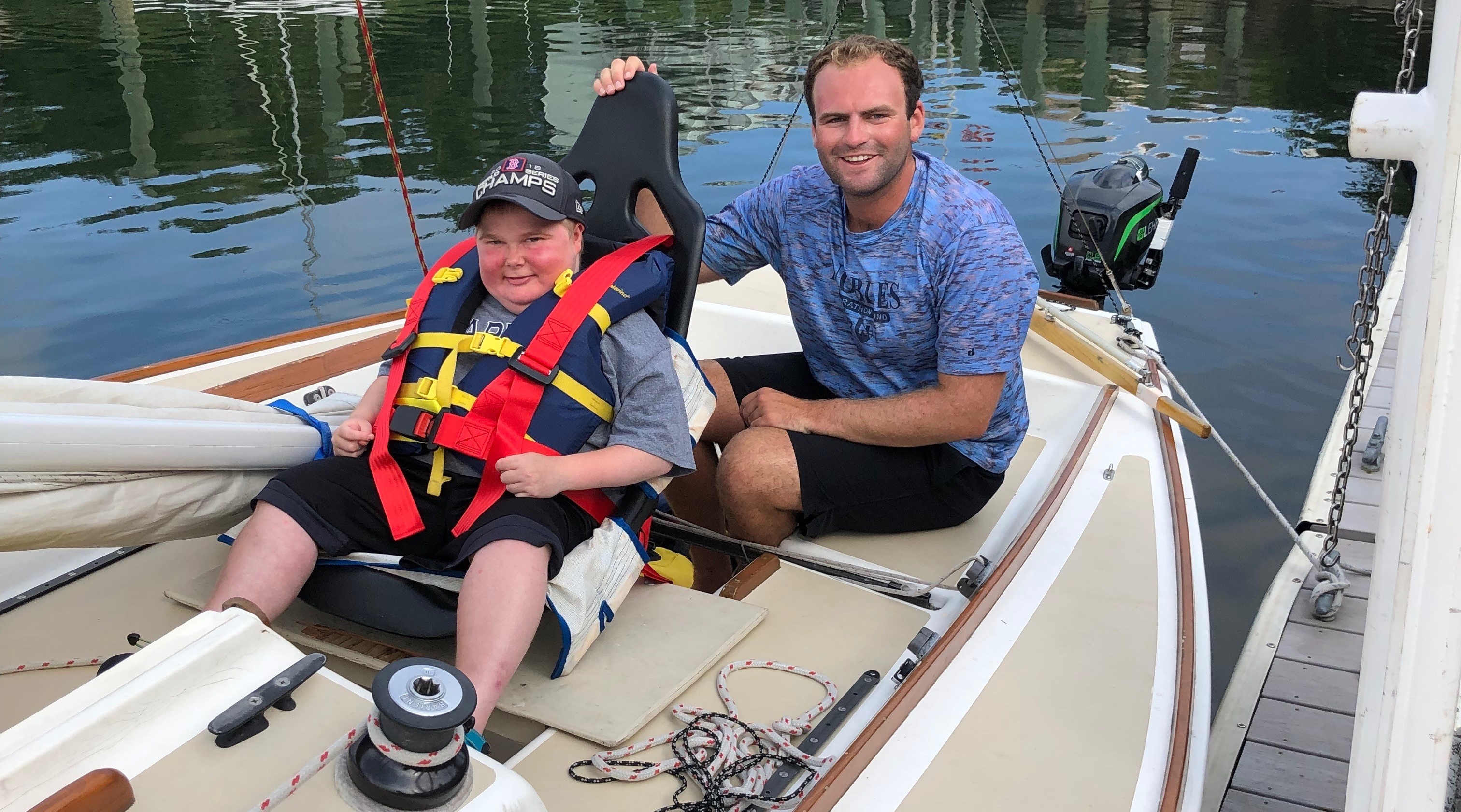 Lucas Currier Sets Sail With JB’s Keys to DMD Adaptive Sailing Program